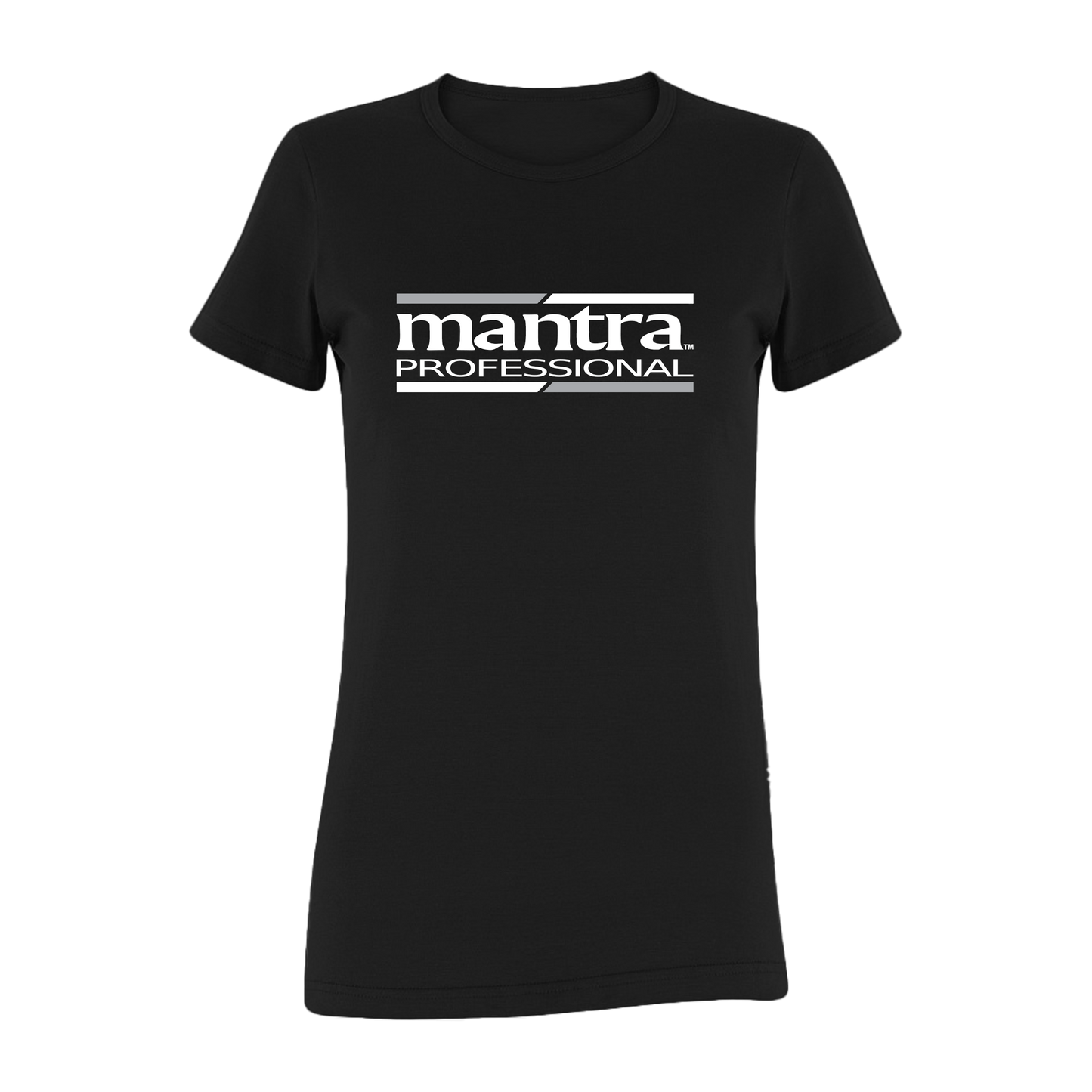 Mantra Professional Black Womens Short Sleeve Shirt