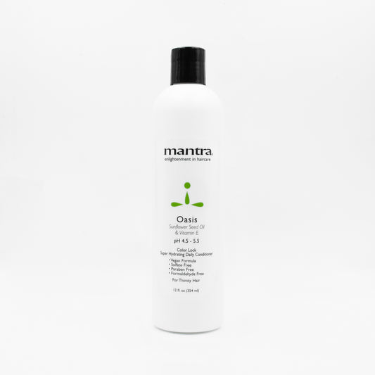 Mantra Oasis Hydrating Conditioner 12 oz bottle on a white background